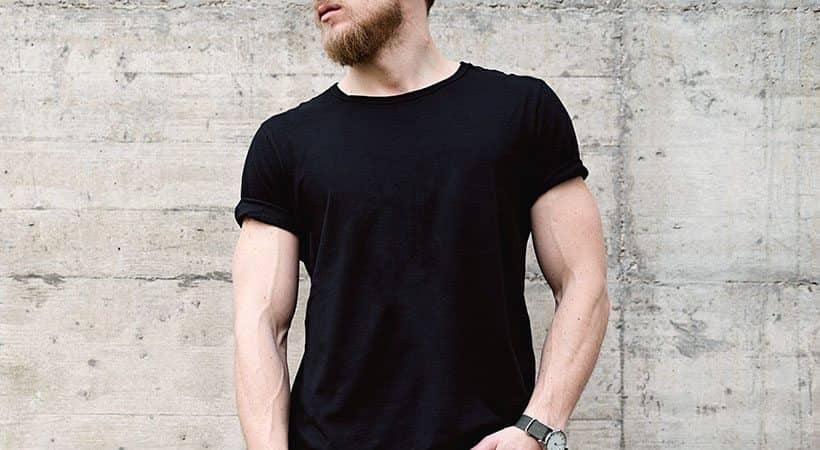 Jet black tshirt