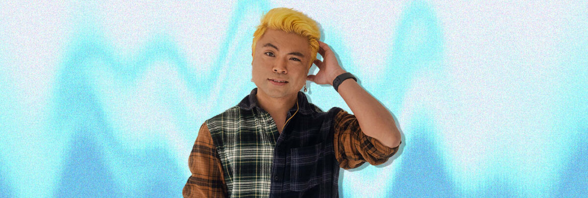 cambodian-vietnamese-man-confused-on-blue-yellow-background