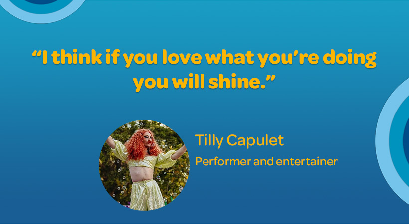 quote from australian queer performer Tilly Capulet