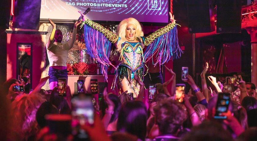 drag queen alyssa edwards performing at marys poppin adelaide
