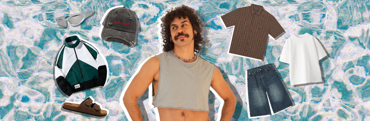 first-nations-man-looking-at-collage-of-summer-clothes-water-BGD-