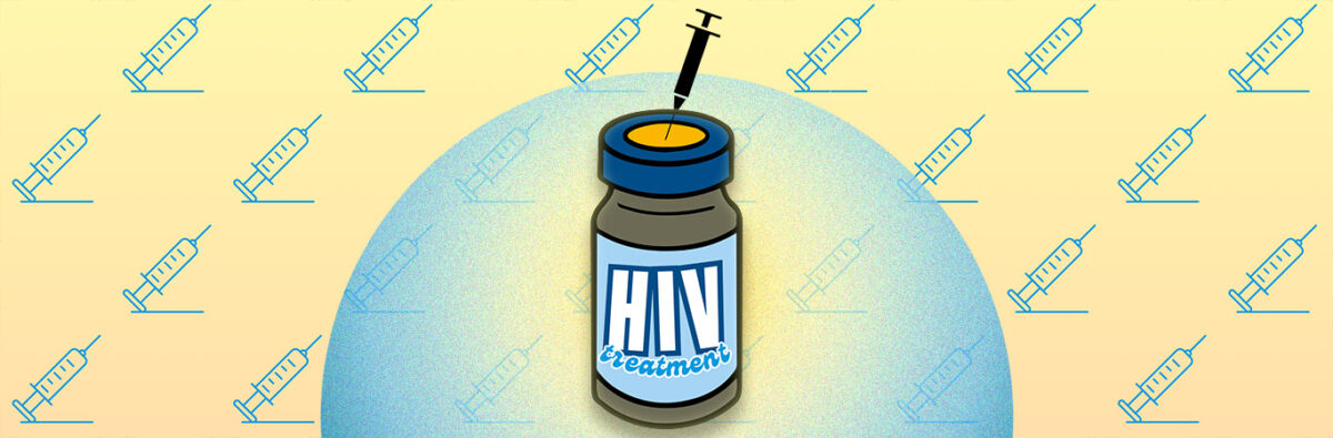 HIV-treatment-vile-on-blue-yellow-injection-background