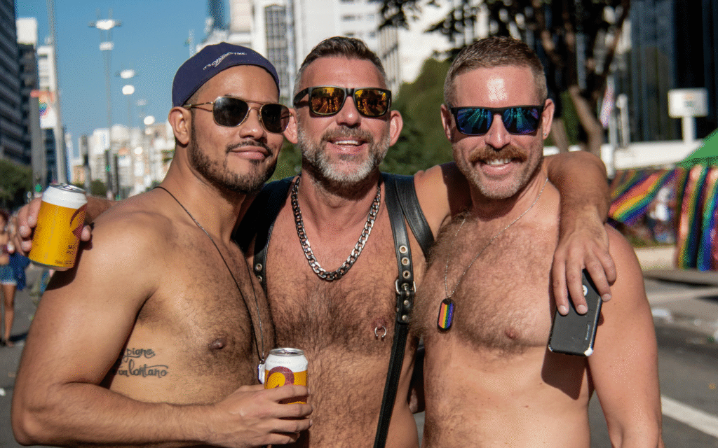 three-hairy-guys-at-pride-parade