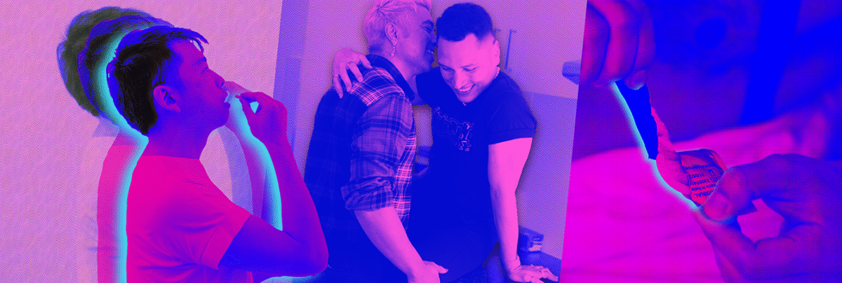 collage-of-visa-holders-and-sexual-health-pink-and-blue-duotone